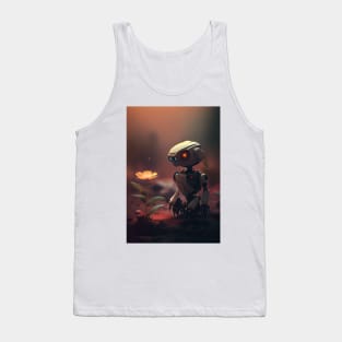 Small Bot Big Heart Tank Top